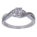 18ct White Gold 0.40ct Diamond Solitaire Ring