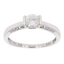 18ct White Gold 0.50ct Diamond Solitaire Ring