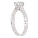 Platinum 0.70ct Brilliant Cut Diamond Solitaire Ring