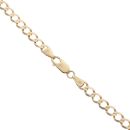 9ct Yellow Gold Curb Chain 22"