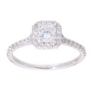 Platinum 0.85ct Diamond Solitaire Ring