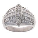 18ct White Gold 1.25ct Diamond Fancy Ring