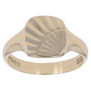 9ct Yellow Gold Patterned Signet Ring