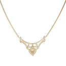 18ct Yellow Gold 0.50ct Diamond Fancy Collarette 16"