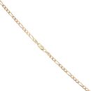 9ct Yellow Gold Figaro Chain 18"