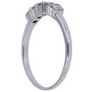 18ct White Gold 0.50ct Brilliant Cut Diamond Five Stone Ring