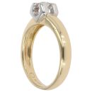 18ct Yellow Gold 0.10ct Brilliant Cut Diamond Solitaire Ring