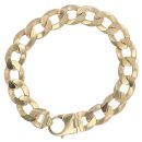 9ct Yellow Gold Curb Bracelet 9"
