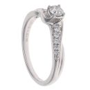Platinum 0.33ct Brilliant Cut Diamond Solitaire Ring