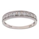 9ct White Gold 0.22ct Diamond Eternity Ring