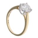 Lab Grown 18ct Yellow Gold 2.00ct Brilliant Cut Diamond Solitaire Ring
