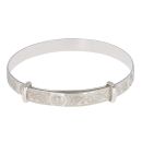 Silver Children's Expanding Bangle By Icesia