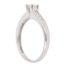 9ct White Gold 0.35ct Brilliant Cut Diamond Solitaire Ring