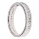18ct White Gold 0.35ct Princess Cut Diamond Half Eternity Ring