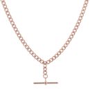 9ct Rose Gold Albert T-Bar Chain 20"