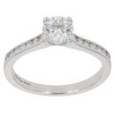 Platinum 1.00ct Brilliant Cut Diamond Solitaire Ring