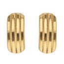 22ct Yellow Gold Grain Dot Stud Earrings