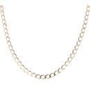 9ct Yellow Gold Curb Chain 18"
