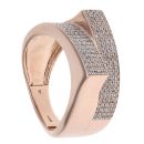 9ct Rose Gold 0.80ct Diamond Fancy Diamond Ring