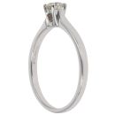 18ct White Gold 0.34ct Brilliant Cut Diamond Solitaire Ring