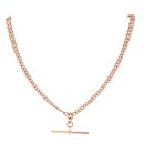 9ct Rose Gold Albert T-Bar Chain 20"