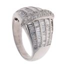 18ct White Gold 1.25ct Diamond Fancy Ring