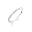9ct White Gold 0.25ct Eternity Diamond Ring