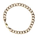 9ct Yellow Gold Curb Bracelet 8"