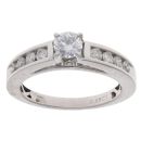 18ct White Gold 0.65ct Brilliant Cut Diamond Solitaire Ring