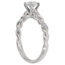 Platinum 0.45ct Brilliant Cut Diamond Solitaire Ring