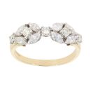 18ct Yellow Gold 1.50ct Brilliant and Marquise Cut Diamond Fancy Ring
