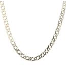 9ct Yellow Gold Double Curb Chain 28"