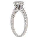 9ct White Gold 0.33ct Brilliant Cut Diamond Cluster Ring