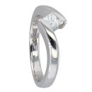 Platinum 0.36ct Princess Cut Diamond Solitaire Ring
