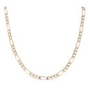 9ct Yellow Gold Figaro Chain 18"