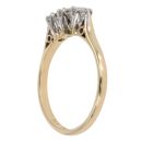 18ct Yellow Gold 0.50ct Trilogy Diamond Ring