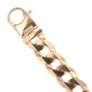9ct Yellow Gold Curb Bracelet 8"