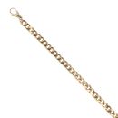 9ct Yellow Gold Curb Bracelet 8"