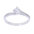 18ct White Gold 0.65ct Brilliant Cut Diamond Solitaire Ring