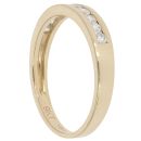 9ct Yellow Gold Cubic Zirconia Half Eternity Ring