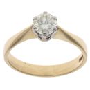 18ct Yellow Gold 0.50ct Brilliant Cut Diamond Solitaire Ring