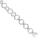 18ct White Gold 0.30ct Brilliant Cut Diamond Bracelet 7"