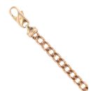 9ct Yellow Gold Curb Bracelet 9.5"