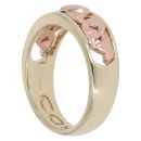 9ct Yellow And Rose Gold Vine Of Life Clogau Ring