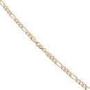 9ct Yellow Gold Figaro Chain 24"