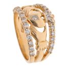 14ct Yellow Gold 0.60ct Diamond Fancy Ring