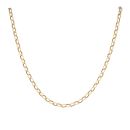 9ct Yellow Gold Oval Chain 18"