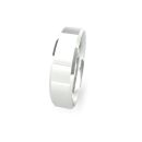 Platinum 5mm Soft Chamfered Edge Wedding Band
