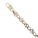 9ct Yellow Gold Fancy Bracelet 7"