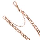 9ct Rose Gold Albert Bracelet 8"